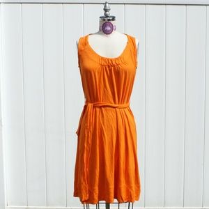 J.Crew Bright Orange Belted Dress Coverup